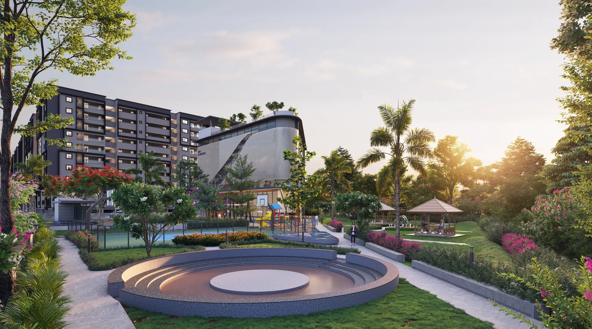 Clubhouse Exterior View